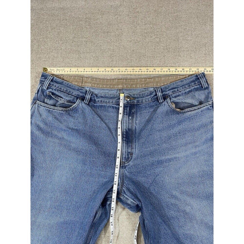 DULUTH Trading Co Men's Blue Relaxed Fit Heavy Casual Utility Jeans Size 48x28 - Picture 4 of 7
